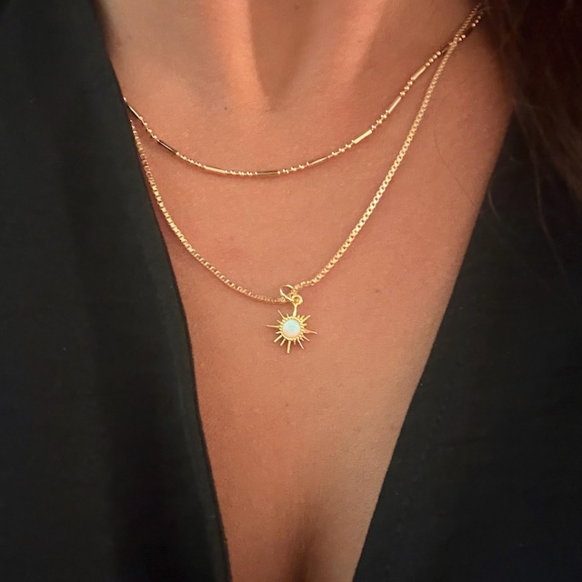アクセサリー everyone 18k gold simple necklace 18k GF Gold Minimalist Chain Necklace, Tiny Gold Chain Necklace