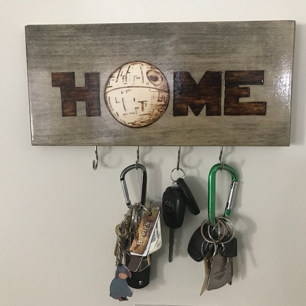 Star Wars Death Star Key Rack, Key/mask Hanger - Etsy