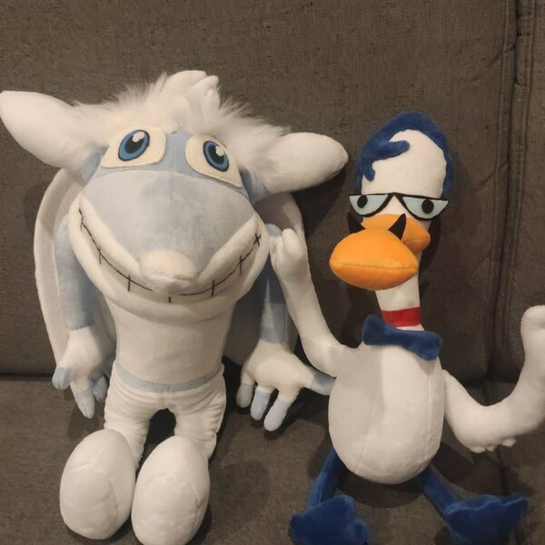 Peluche Courage Le Chien Froussard 28cm – Cartoon Network – Neuf Et Tout Doux