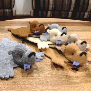 Bear Rug Coaster set of Two | Etsy