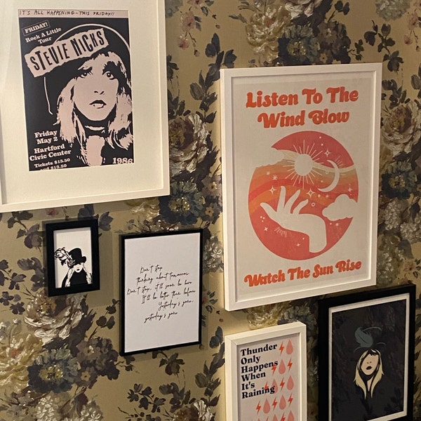 Landslide Fleetwood Mac Lyrics Printable, Fleetwood Mac Lyrics Poster