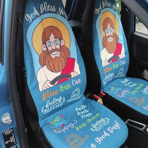 Jesus Take The Wheel Car Seat Covers Set 2 Pc, Car Accessories Seat Co –  Love Mine Gifts