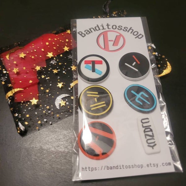 Twenty One Pilots Skeleton and Alien Duo Sticker Pack - Etsy