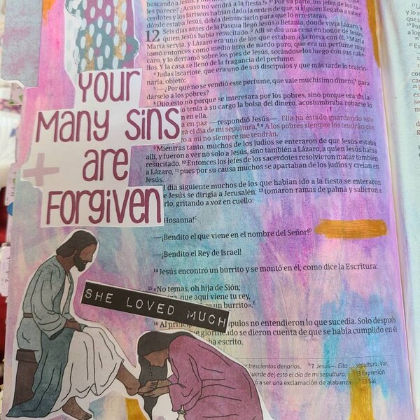 Anointing Jesus, Beautifulgoodnews, Bible Journaling, Traceable ...