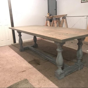 Unfinished Farmhouse Kitchen Island or Counter Height ...