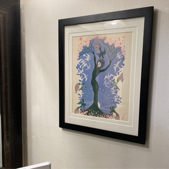 No.7718「アールデコ シルクスクリーン：Erté / エルテ」 新品 Yahoo!オークション -「エルテ」(シルクスクリーン) (版画)の