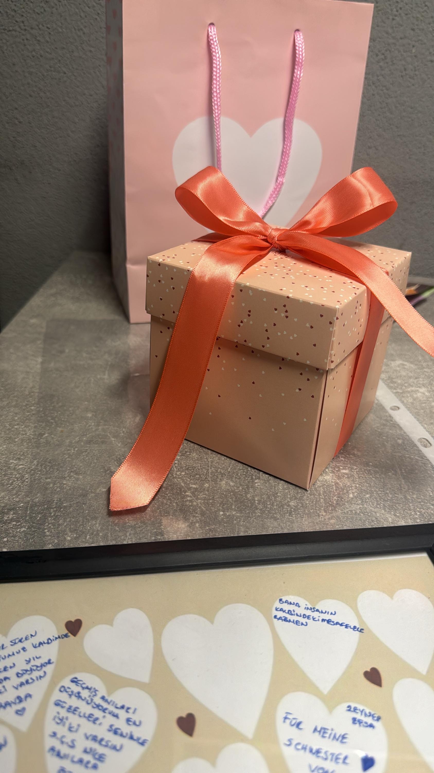 Birthday gift, explosion box pink, gift for girlfriend, wedding gift, personalized gift girlfriend