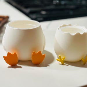 Vaso Per Piante Moon Egg Di Jo Lavie, 15,2 Cm, Design Uovo In Resina Opaca, Per Interni/Esterni, Nero