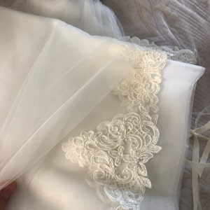 Lace Wedding Veil Mantilla Veil Cathedral Wedding Veil | Etsy
