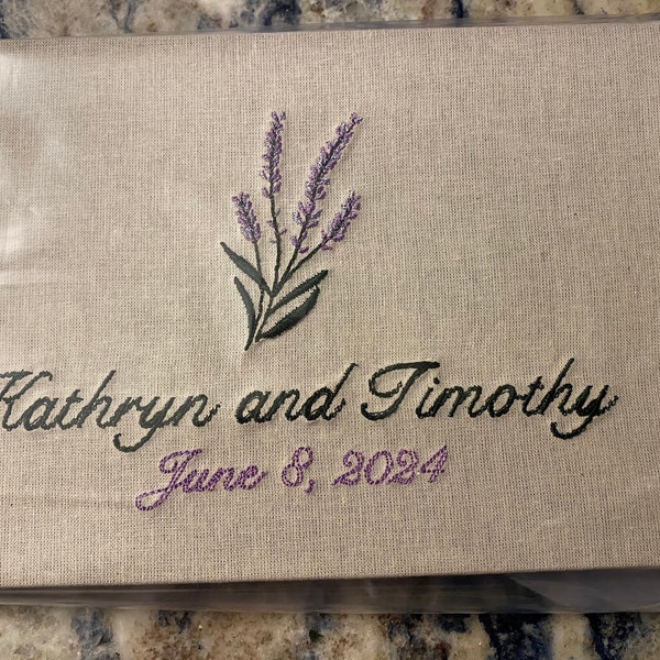 Garden Party Embroidered Monogram Journal - A main image 1