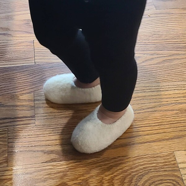Orange New Born Booties