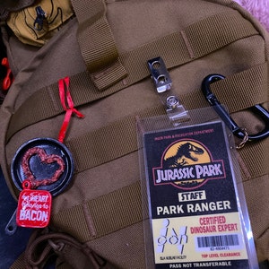Jurassic Park / World Ranger ID Badge Name Tag Prop for  display picture 3