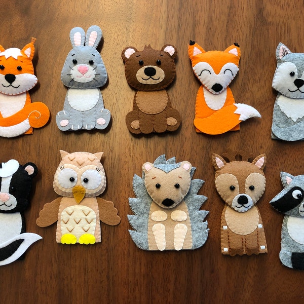 Old MacDonald Farm Animals B - Finger Puppet Set