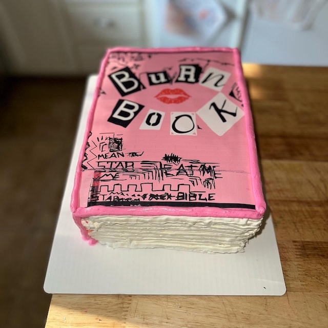 How To Make A Mean Girls Burn Book Sheet Cake! ⋆ Brite and Bubbly