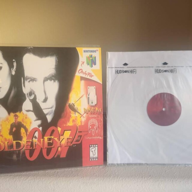 ゴールデンアイ 007 ニンテンドーN64 サウンドトラック レコード