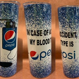 20 Oz Skinny Tumbler Blue Glitter Wrap Tapered Straight Template ...