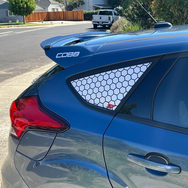 X2 Hexagons Ford Focus Corner Window Sticker, Decal. 2012-2018 - Etsy