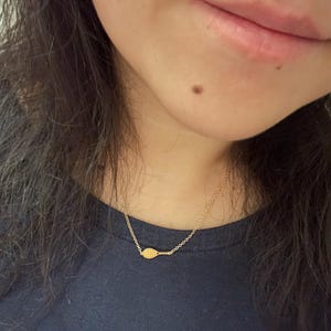Customer photo, Tennis Racquet Necklace