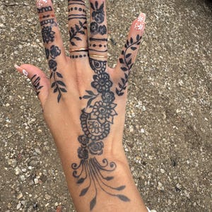 Organic Lush Jagua Cones | Rich Dark Stain | Fresh, Natural & Made To Order | Jagua Gel | Temporary Jagua Tattoo | Jagua Ink