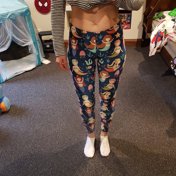 Pattern Print Jellyfish Women Leggings