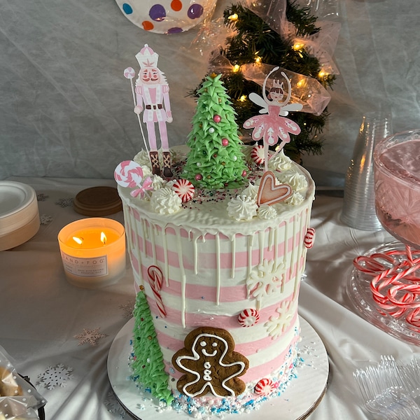 Printable Nutcracker Cake Topper Nutcracker Centerpieces Land of Sweets ...