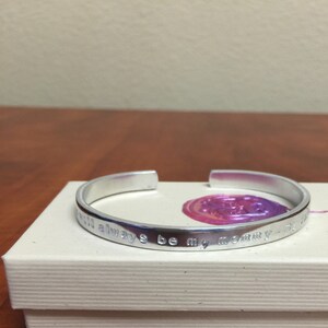 Custom Bracelet Personalized Hand Stamped Bracelet Custom Etsy