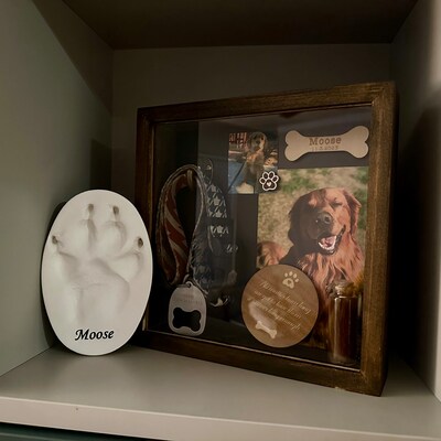 Personalized Pet Shadow Box, Pet Memorial, Pet Loss Sympathy Gifts, Cat ...