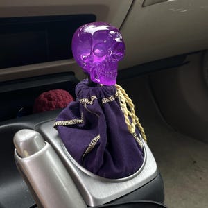 American Made Skull Mirror Dangler - Skeleton Shift Knob Decor For Hot Rods & Custom Cars 1 thumbnail image