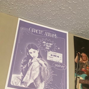 Gracie Abrams retro style poster print - Etsy 日本