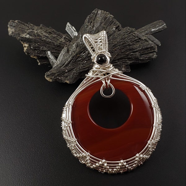 Wire Weave Teardrop Pendant Tutorial Diy Jewelry Pattern Pdf Download