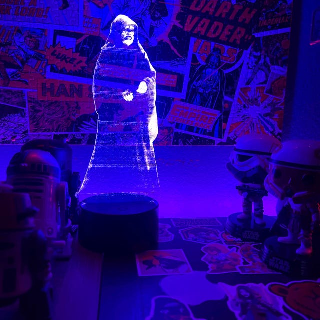 STAR WARS スターウォーズ ライト リモコン付き Amazon.co.jp : Star 3Dイリュージョンナイトライトウォーズトイランプ