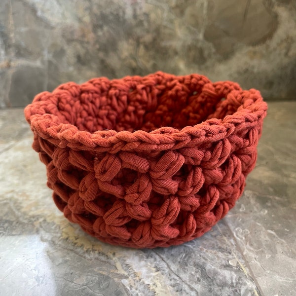 Crochet Round Basket Pattern | Handmade Basket Crochet Pattern | Video ...