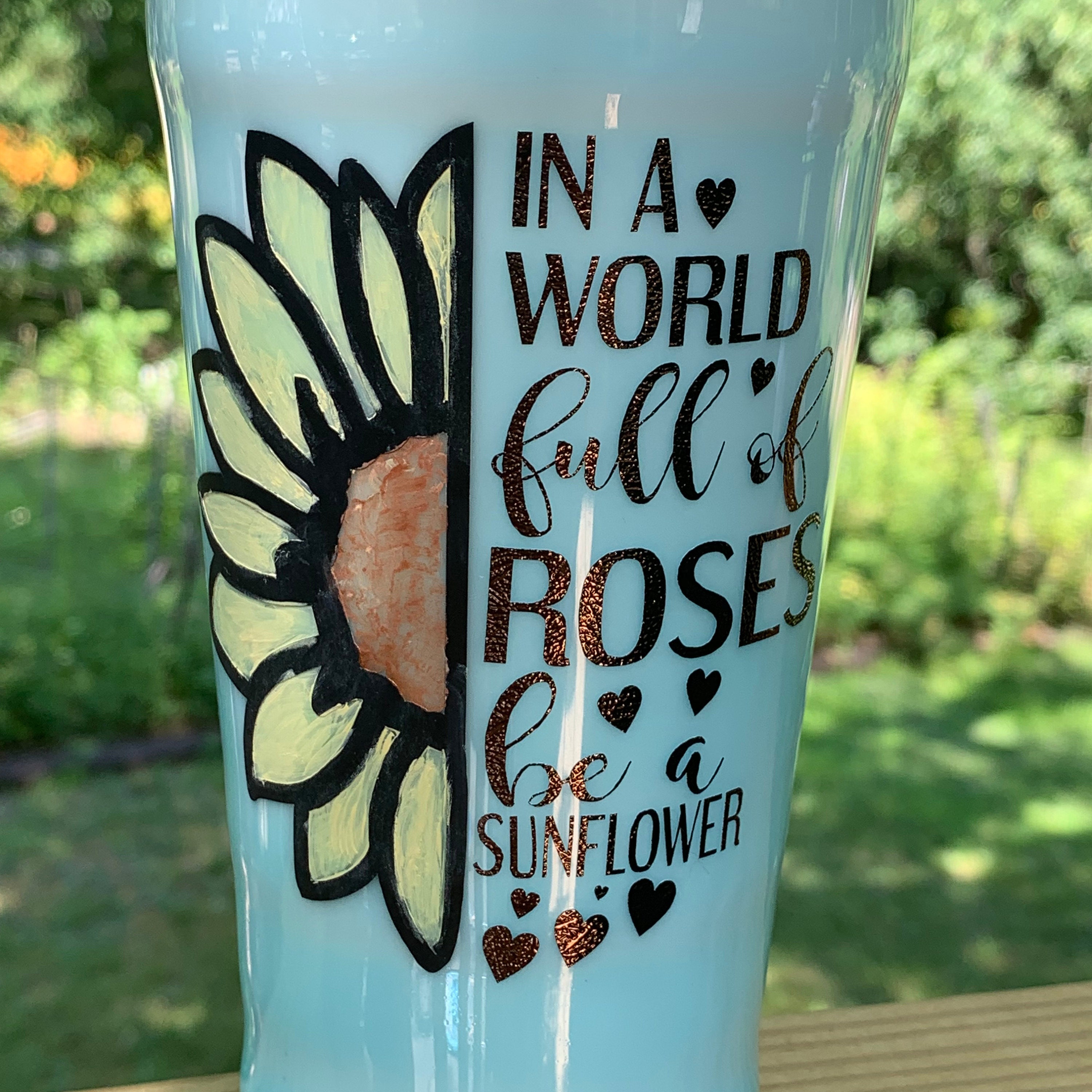 Download In a world full of roses be a sunflower SVG Cut file | Etsy