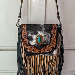 Jessie Concealed Carry Hand Tooled Fringe Purse – Haute Southern Hyde