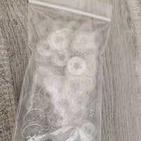 Othmro Piedino Per Macchina Da Cucire TRF1 Con Anello In Plastica - Guida Per Cerniere E Bordi - Compatibile Con Juki, Singer, Brother - 3