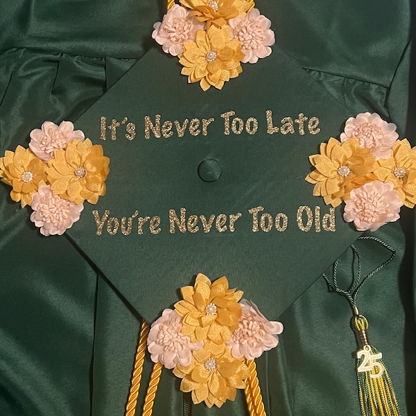 Custom Graduation Cap Iron on Transfer, Graduation Cap Decal, Custom ...