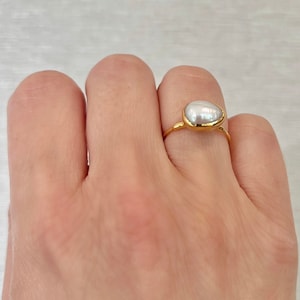Customer photo from Nahya, Large Raw Pearl Ring