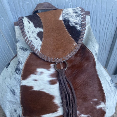 Marta Plains Leather Hair-on Bag