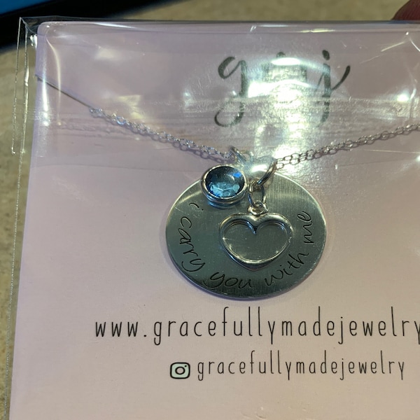 I Carry Your Heart With Me Necklace