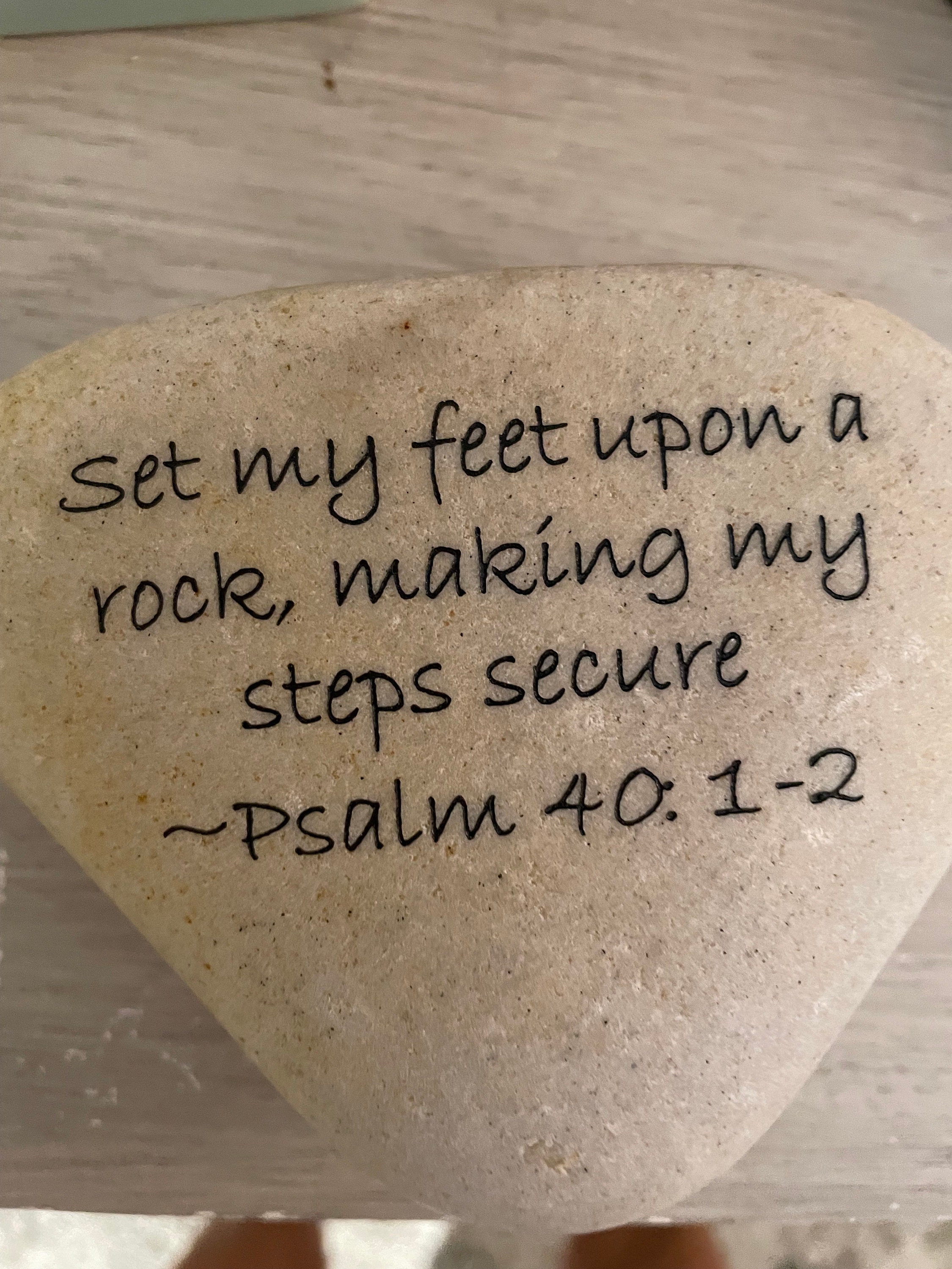 Engraved River Rocks - CUSTOM Scripture Verses - You Choose Your Verse