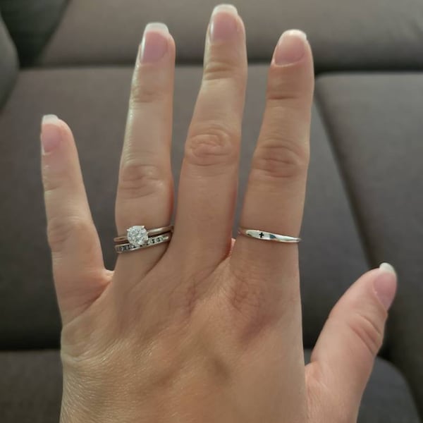 Sterling Silver Faith Ring main image 0