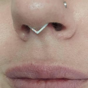 14G Titanium Nipple Barbell, Blurple Opal Ball End Nipple Ring Piercing, Pair of Purple Nipple Sheild Body Jewelry, Minimalist Jewelry