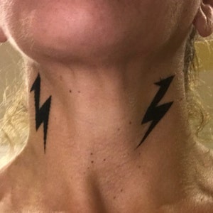 Realistic Lightning Bolt Lightning Tattoo : Posted in gallery: Lightning tattoos. - 1 transportation 1.1 flight 1.1.1 mutants with this ability: