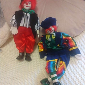 Cute Desktop Doll Decorations,beautiful Porcelain Clown Toys Birthday ...