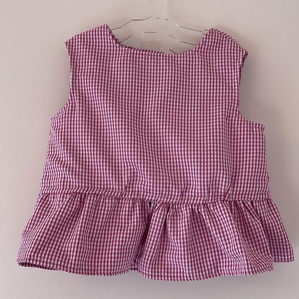 Baby Top PDF Sewing Pattern for Girls, Beginner Friendly Toddler & Girl ...