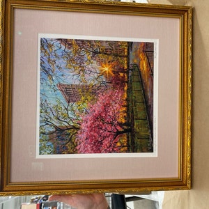 MADISON PARK   絵画 Madison Park Signature 76x76cm 金銀箔ウオールアート Sunburst
