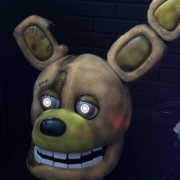 Yellow Rabbit Cosplay Head Spring Bonnie ( FNAF Movie Version ) - Etsy