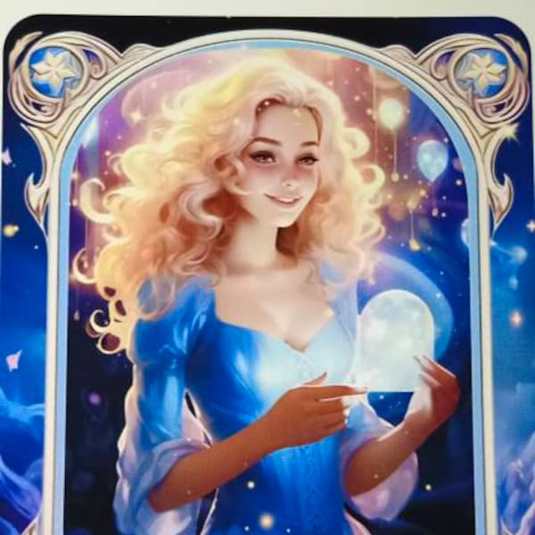 Printable Fairy Major Arcana Tarot Cards Deck Digital Tarot Cards Deck ...