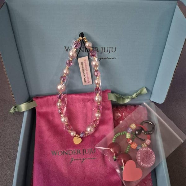 Ruby Multi Sparkle Handbag with Closer to Heaven Charm