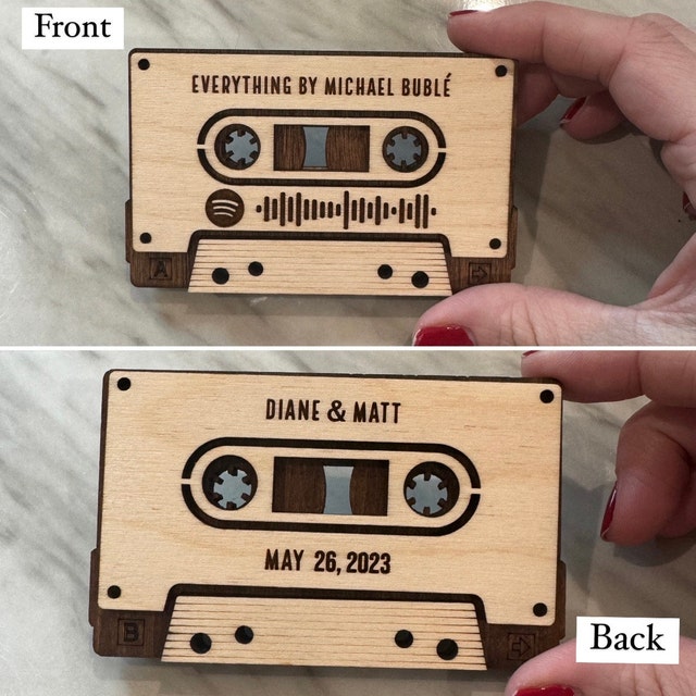 Personalized Playlist Plaque, 5th Anniversary Gift for Him